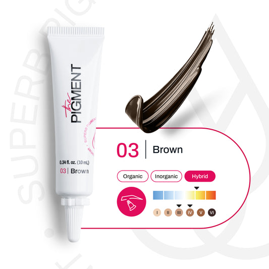 Microblading Pigment - Brown 3 - 10ml