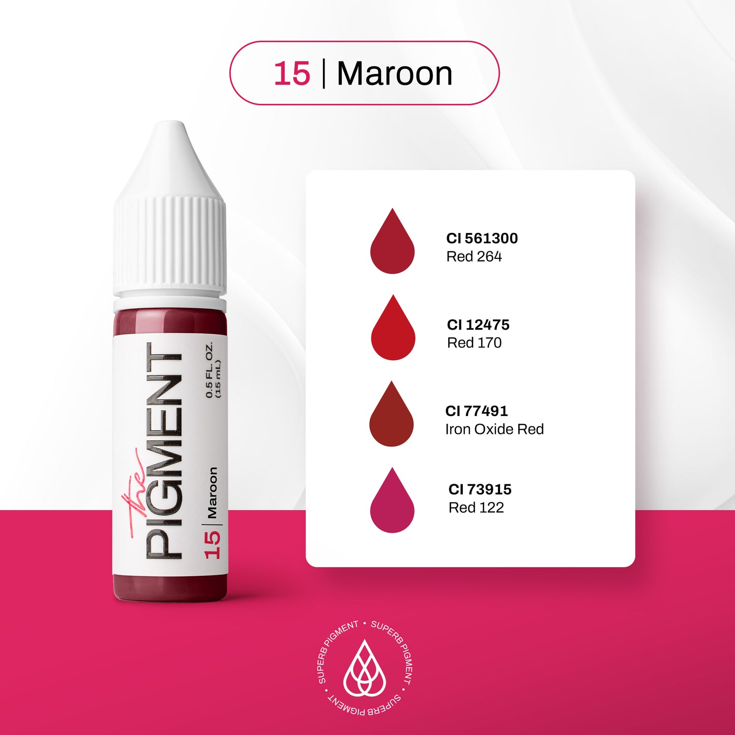 15 Maroon - 15ml