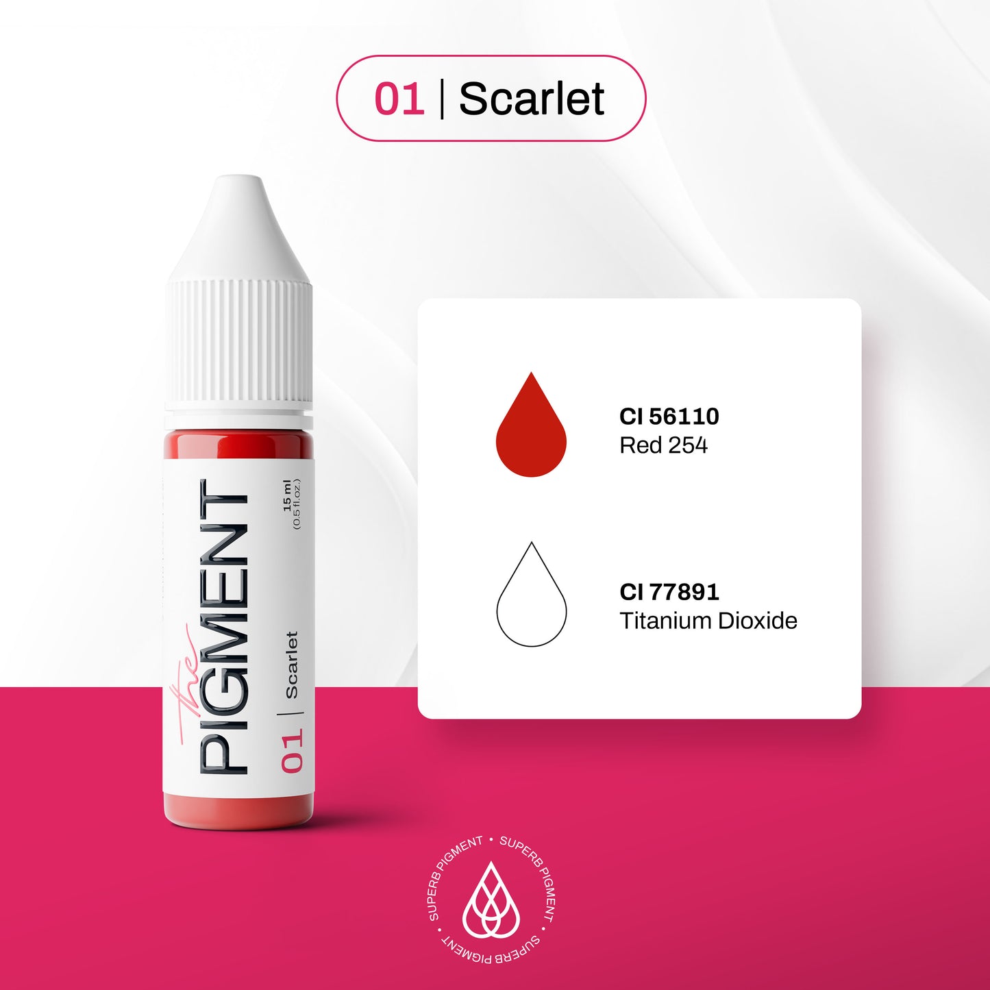 01 Scarlet - 15ml