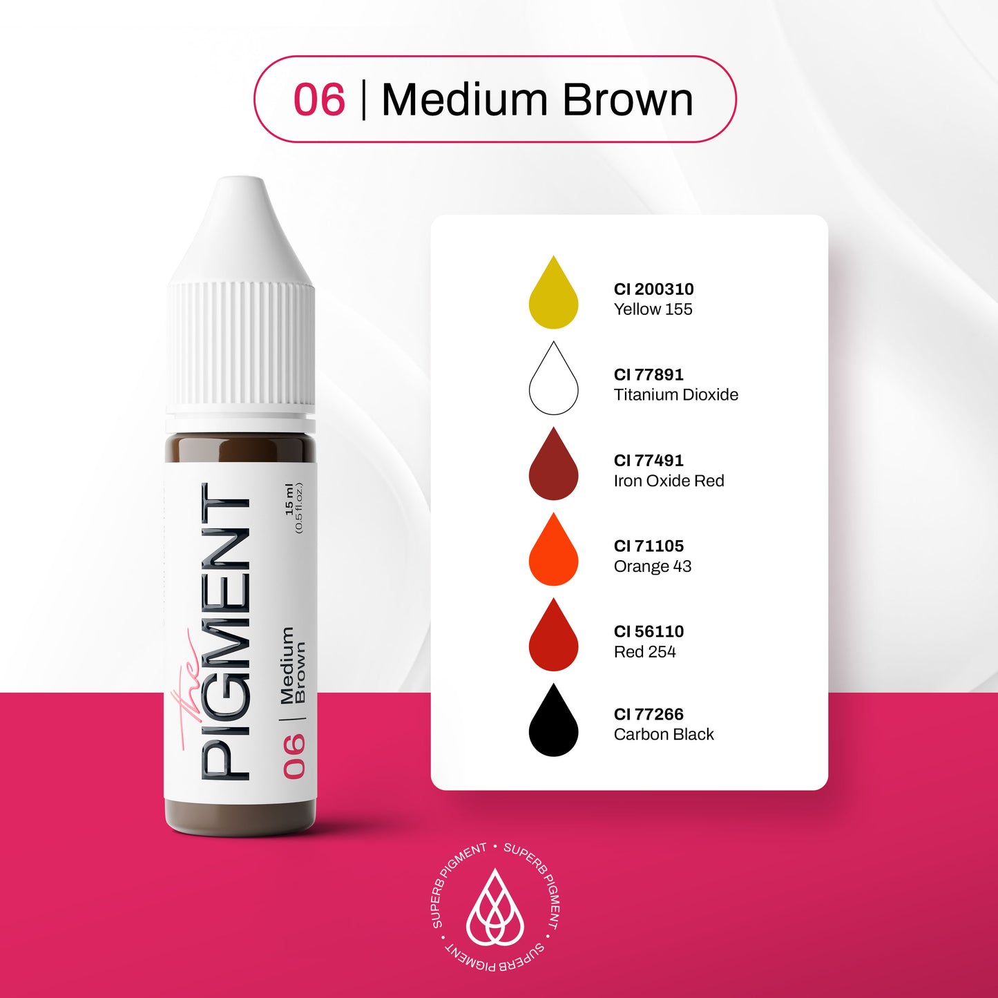 06 Medium Brown - 15ml