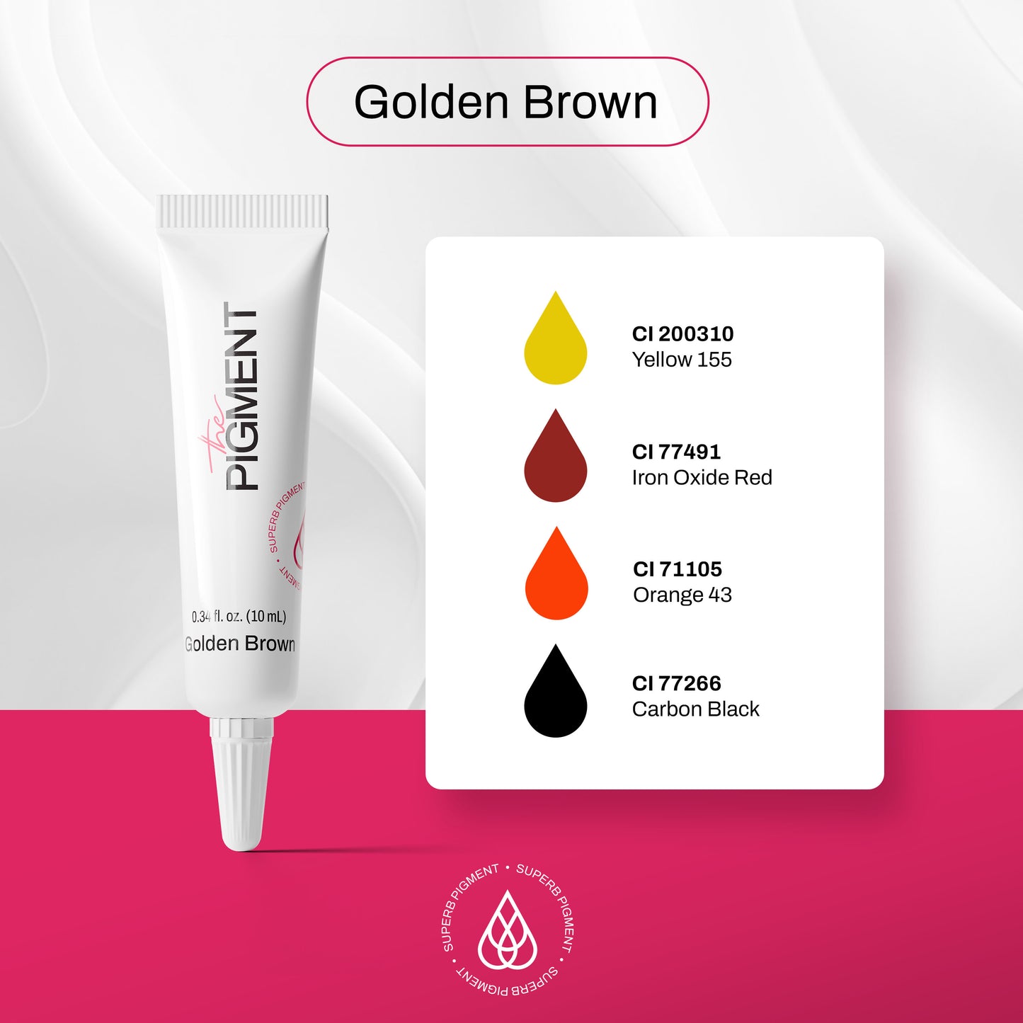 Microblading Pigment - Goldenbrown - 10ml